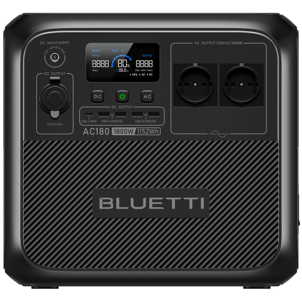 Зарядна станція Bluetti AC180 1152Wh 320000mAh 1800W (PB931491)
